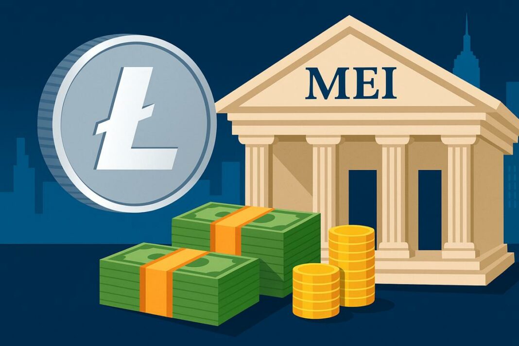 Litecoin tresorerie MEI Pharma biotech Wall Street